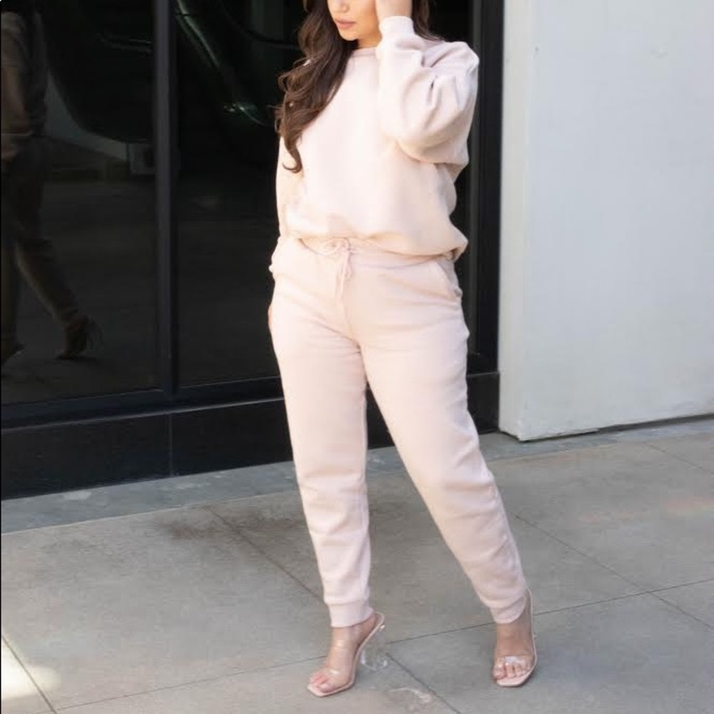 Dusty Blush Jogger Set